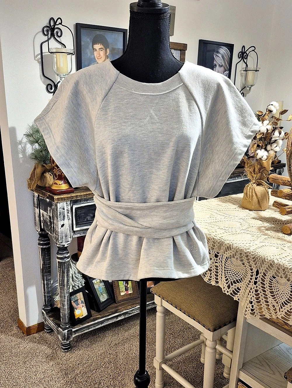 FP Movement - Gray Waist Tie Top